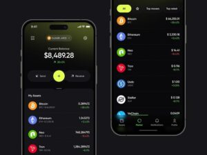 Crypto Wallet app UI