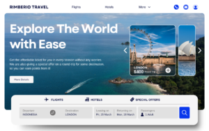 travel hotel booking website